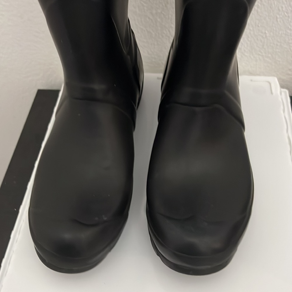 Authentic Hunter Tall Black Waterproof Rubber Rai… - image 2